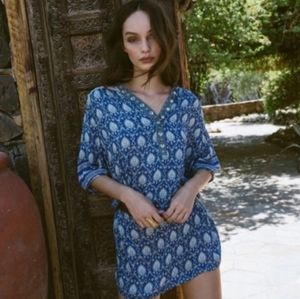 Spell Oracle tunic indigo large